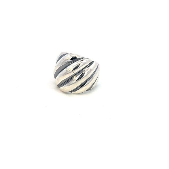 David Yurman Authentic Estate Cable Ring Size 6 Silver 18 mm Height DY478 - Picture 8 of 10